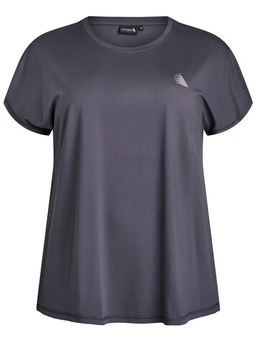 Zizzi Shirts 'Abasic'  mørkegrå