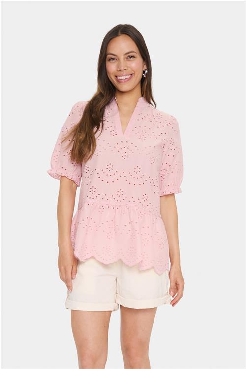 SAINT TROPEZ Bluse 'Geleksa'  lyserød