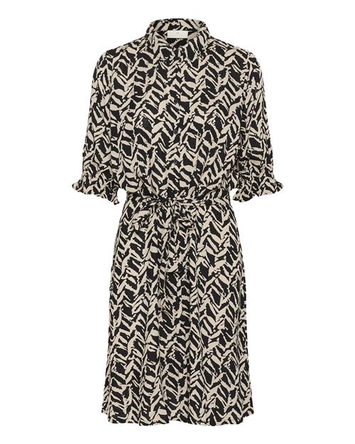 Kaffe Kjole 'Dina'  beige / sort