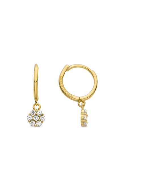 Luxenter Øreringe 'Lipyo'  hvid