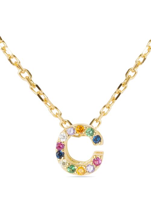 Luxenter Kæde 'Alphabet'  blandingsfarvet