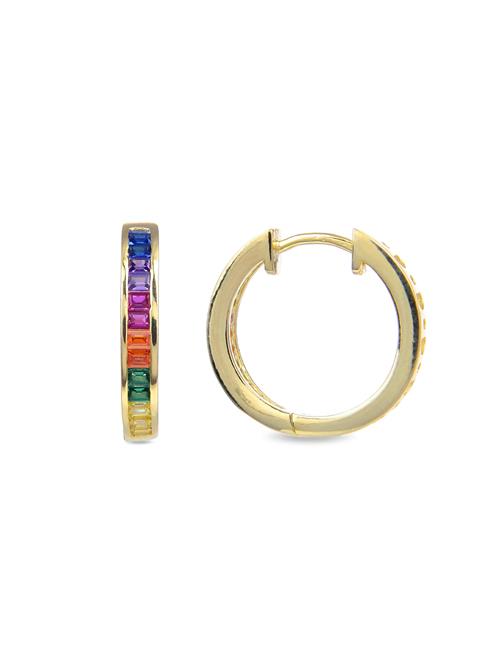 Luxenter Øreringe 'Tuhato'  guld / blandingsfarvet