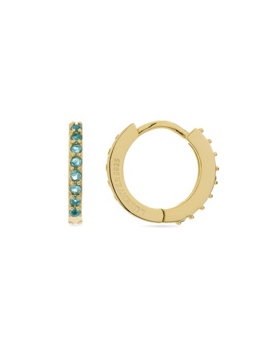 Luxenter Øreringe 'Valarys'  guld / grøn