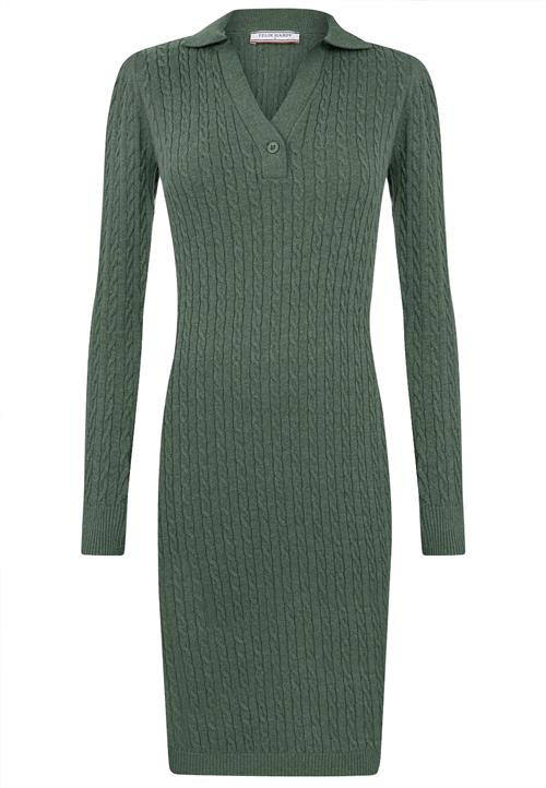 Felix Hardy Strikkjole  grøn