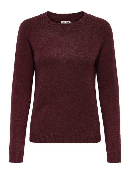 ONLY Pullover 'ONLRICA'  mørkerød