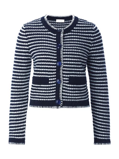 Rich & Royal Cardigan  mørkeblå / hvid