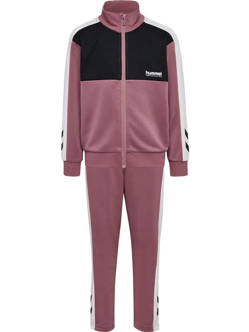 Hummel Træningsdragt  gammelrosa / sort / hvid