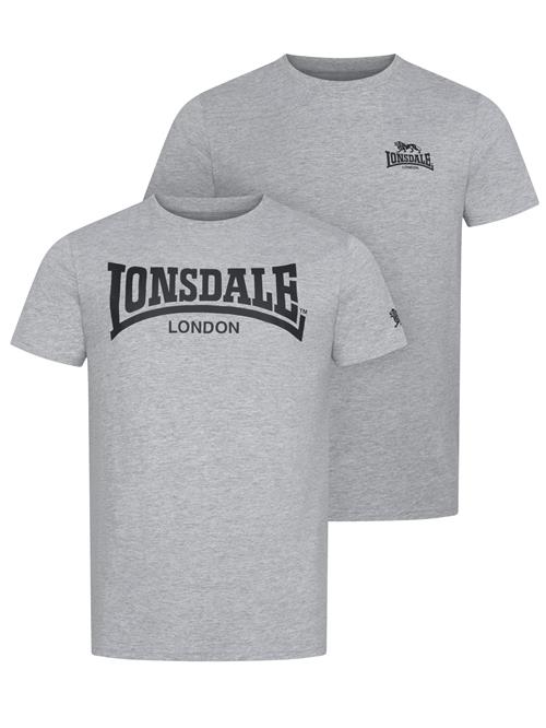 LONSDALE Bluser & t-shirts 'Piddinghoe'  grå-meleret / sort