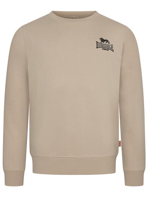 LONSDALE Sweatshirt 'Lympstone'  sand / sort