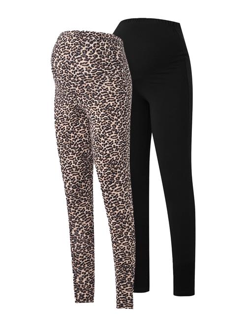 Only Maternity Leggings 'OLMLOVELY'  beige / sort