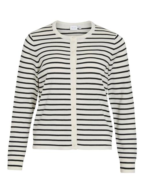 VILA Cardigan 'VILIPSA'  sort / hvid