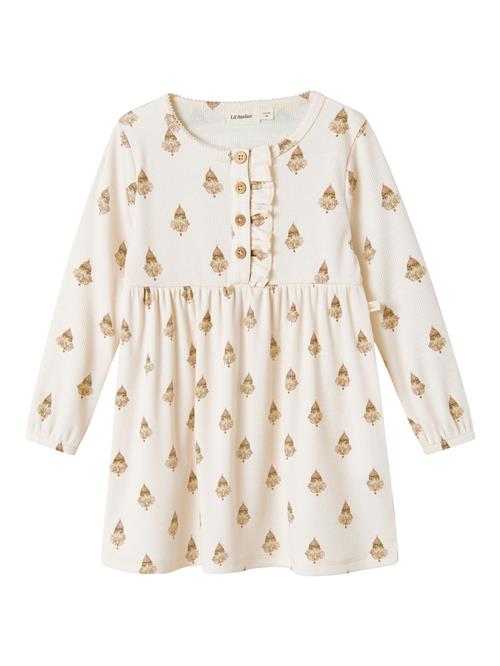 NAME IT Kjole  creme / lysebrun / khaki / magenta