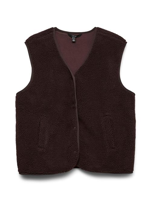 VERO MODA Vest 'VMJOSEFINE'  mørkebrun