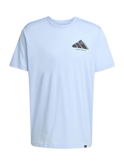 ADIDAS PERFORMANCE Funktionsskjorte  lyseblå / sort