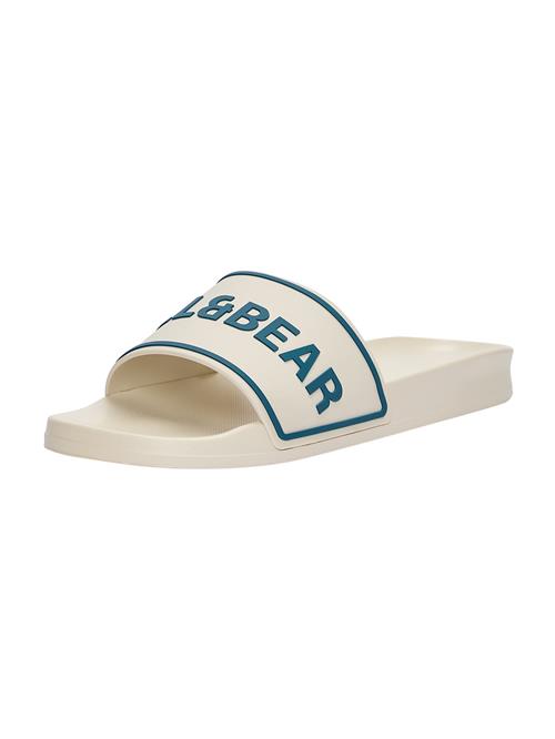 Pull&Bear Pantoletter  beige / safir