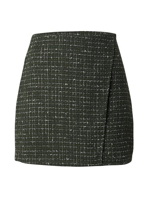 ABOUT YOU Nederdel 'Christiana'  mørkegrøn / sort / hvid