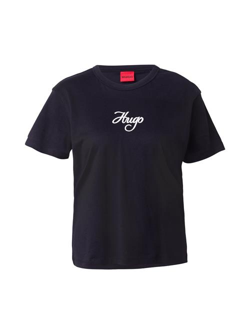 HUGO Shirts 'Destrel_3'  sort / hvid