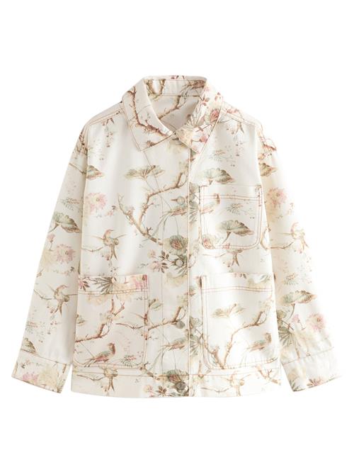 Next Overgangsjakke  ecru / brun / pastelgrøn / lys pink