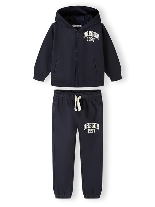 MINOTI Joggingdragt  mørkeblå / hvid