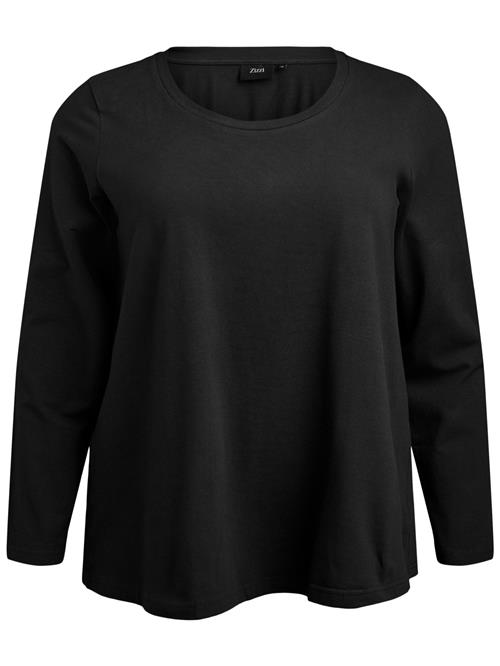 Zizzi Bluse 'L/S'  sort