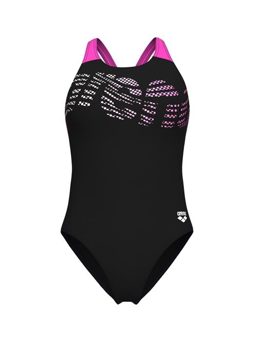 ARENA Badedragt 'FLOWING'  pink / rosé / sort / hvid