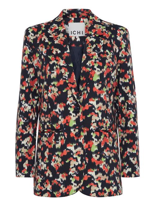 ICHI Blazer  mørkeblå / lysegrå / grøn / rød