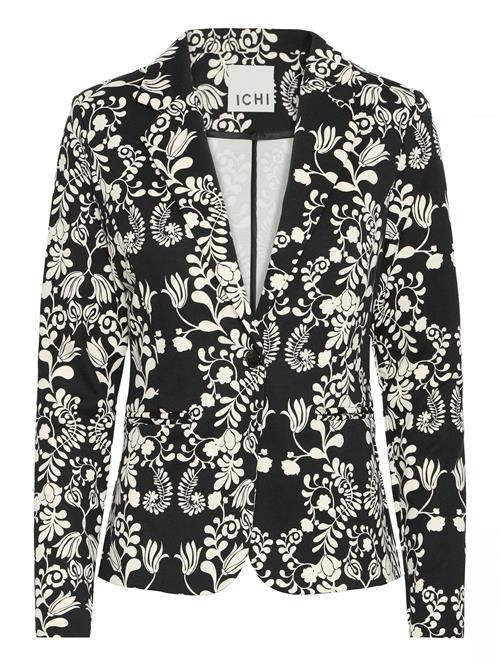 ICHI Blazer 'Kate'  lysegrå / sort