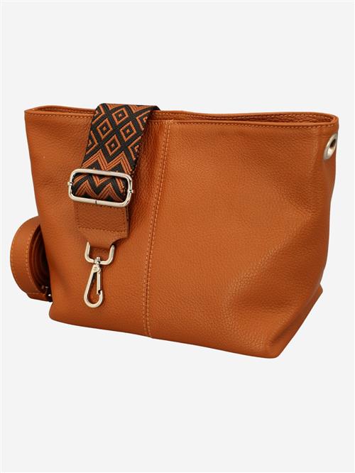 Adel Bags Skuldertaske 'Vera'  cognac