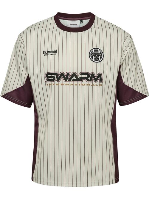 Hummel Fodboldtrøje  brun / vinrød / sort / naturhvid