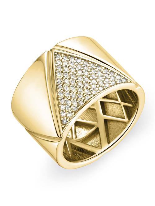 Luxenter Ring 'Suki'  guld / transparent