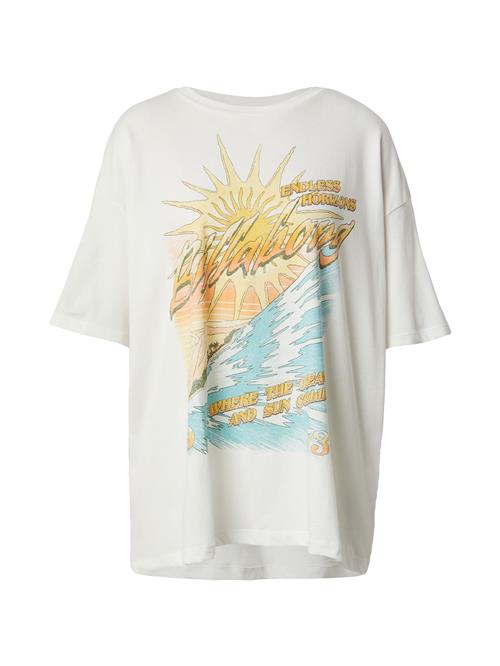 BILLABONG Oversized bluse 'WHERE THE SUN C'  himmelblå / gul / mandarin / hvid