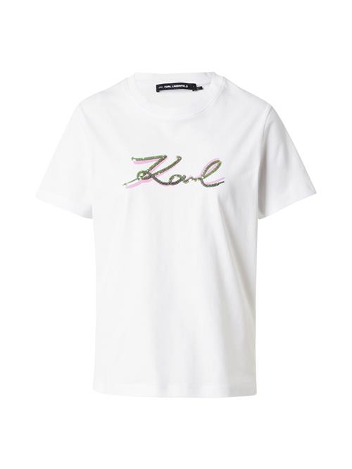 Karl Lagerfeld Shirts  grøn / lys pink / hvid