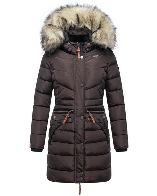 NAVAHOO Vinterfrakke 'Paula'  brun