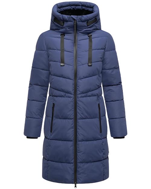 MARIKOO Vinterfrakke 'Natsukoo XVI'  violetblå / sort