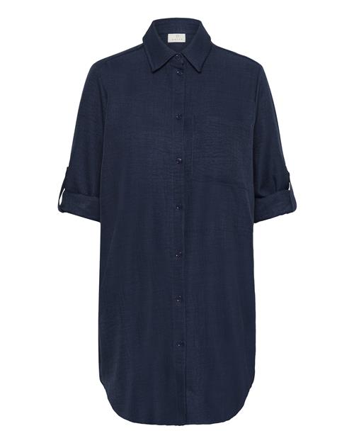 Kaffe Bluse  natblå