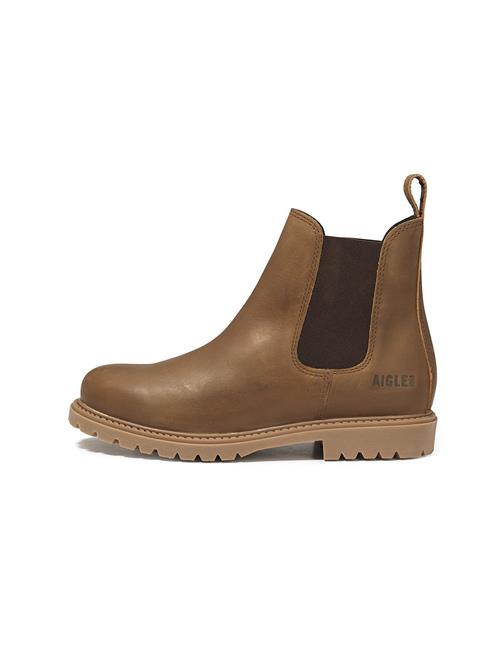 AIGLE Chelsea Boots 'Eperon'  cognac / mørkebrun