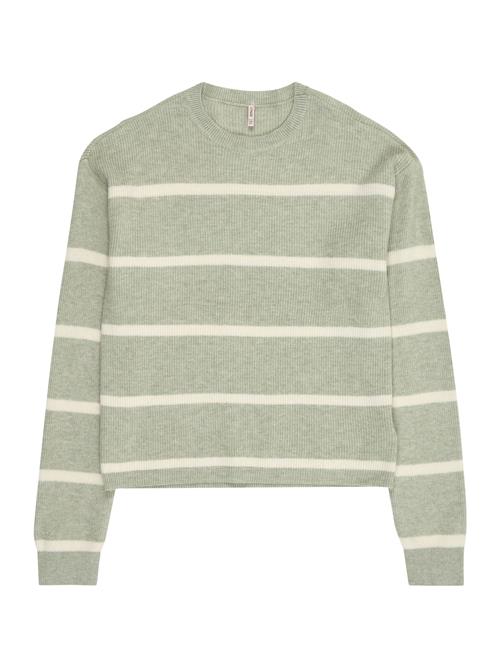 ONLY GIRLS Pullover 'KOGFRANCA'  creme / pastelgrøn