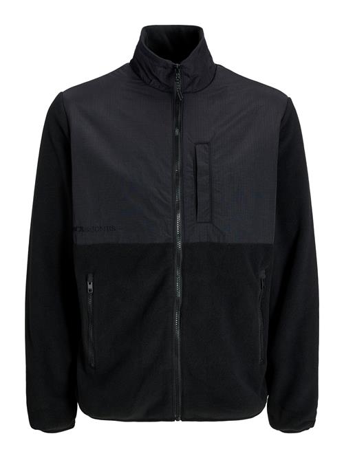 JACK & JONES Fleecejakke 'JWHMARVIN'  sort