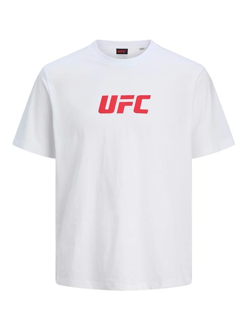 JACK & JONES Bluser & t-shirts 'JCOUFC'  rød / hvid