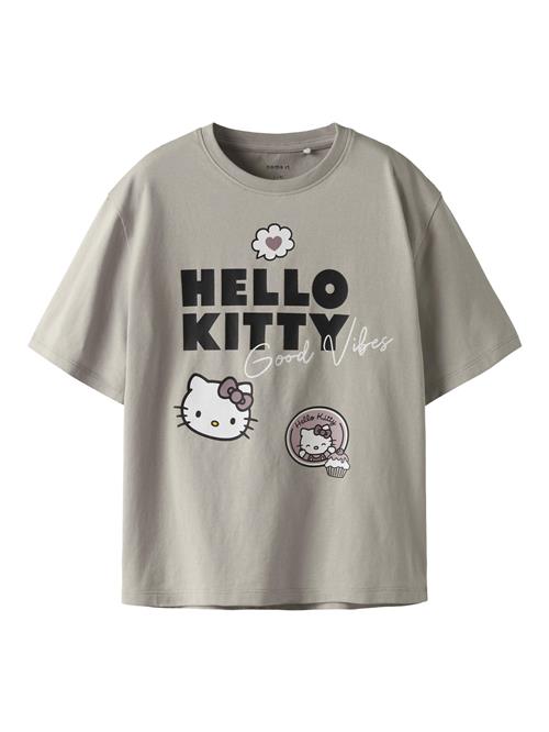 NAME IT Bluser & t-shirts 'Hello Kitty'  brokade / lysviolet / sort / hvid