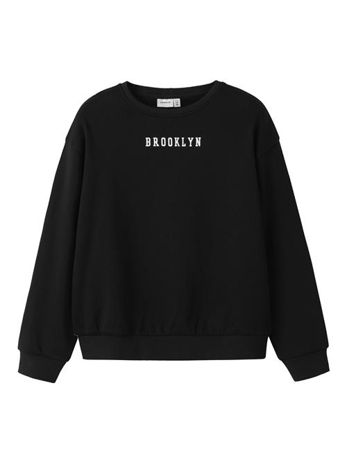 NAME IT Sweatshirt 'NKFNEVEA'  sort / hvid
