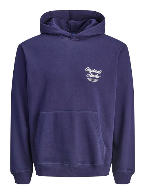 Jack & Jones Junior Sweatshirt  mørkeblå / hvid
