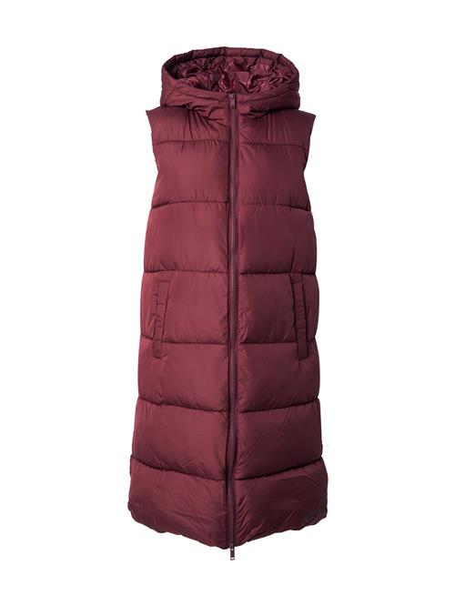 PIECES Vest 'PCBee'  kirsebærsrød