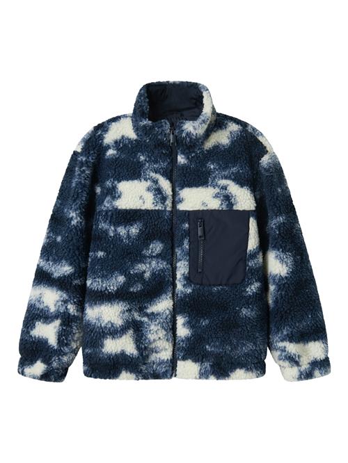 NAME IT Overgangsjakke 'NKMMILOU'  navy / hvid