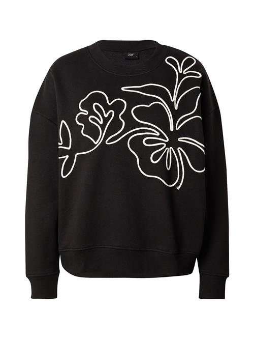 JDY Sweatshirt 'JDYCanoa'  sort / hvid