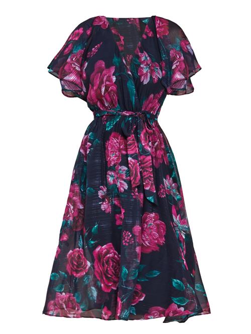 GODDIVA Kjole  grøn / pink / sort