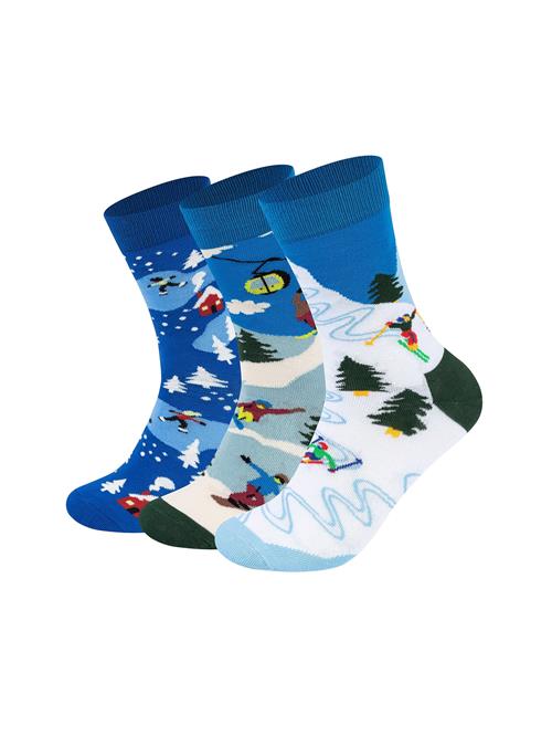 Happy Socks Sokker 'Winter Sports'  blå / blandingsfarvet