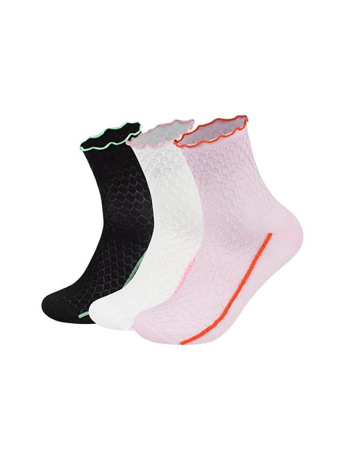 Happy Socks Sokker  lys pink / sort / hvid