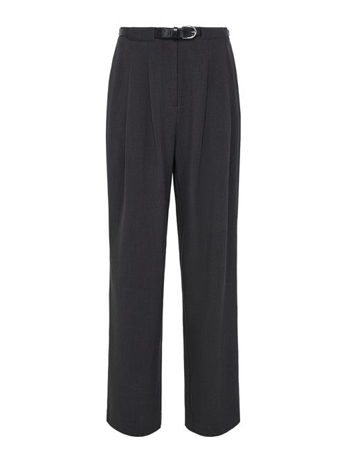 LeGer by Lena Gercke Bukser med lægfolder 'Jeromina'  antracit