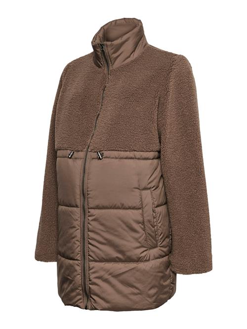 MAMALICIOUS Overgangsjakke 'SAGA'  choko